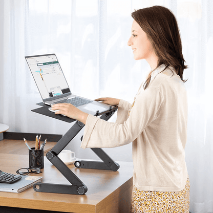 Liftora | Aluminium Laptop Stand, Height-Adjustable from 4 to 49 cm