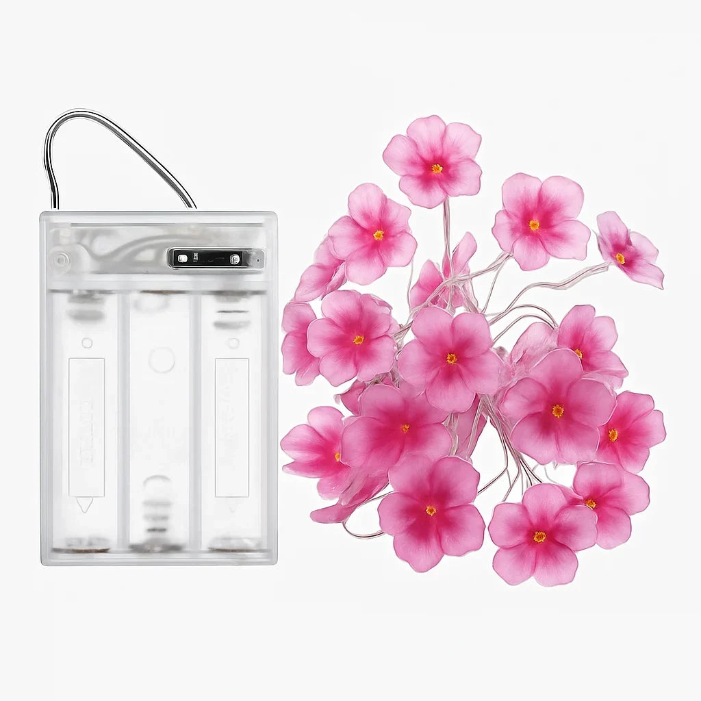 Blossana | Kirschblüten Lichterkette mit USB oder Batterie, 1 bis 5 m