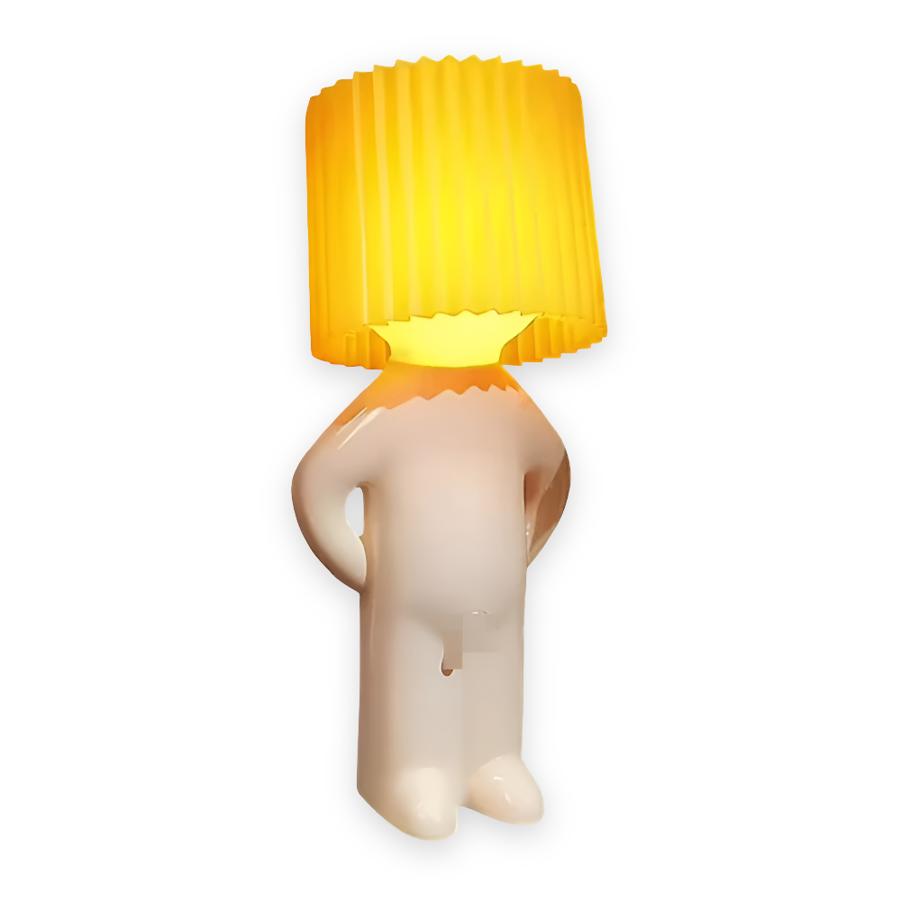 LumoPal Shy | Lampada da tavolo LED a forma di figura – dimmerabile e decorativa