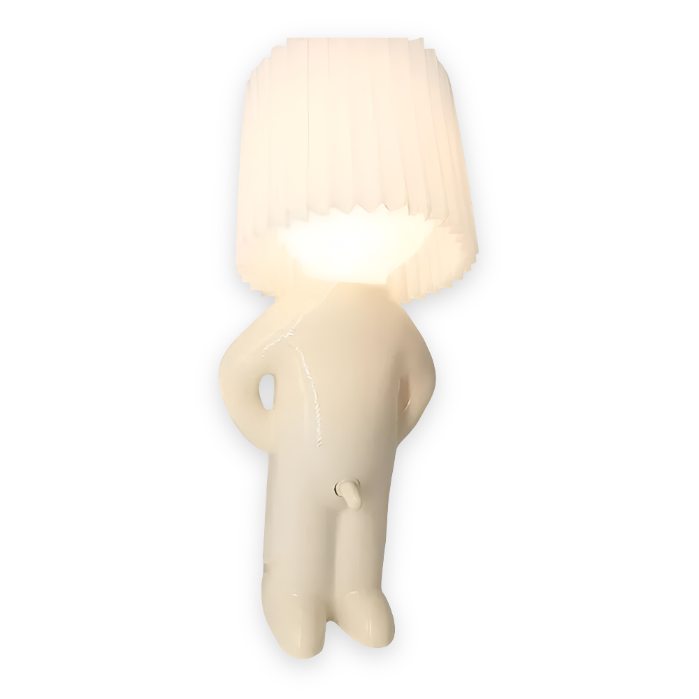 LumoPal Shy | Lampada da tavolo LED a forma di figura – dimmerabile e decorativa