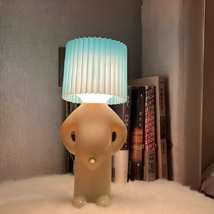 LumoPal Shy | Lampada da tavolo LED a forma di figura – dimmerabile e decorativa