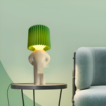 LumoPal Shy | Lampada da tavolo LED a forma di figura – dimmerabile e decorativa