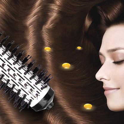Luftige Eleganz | 2-in-1-Heißluftstyler und rotierender Haartrockner 5