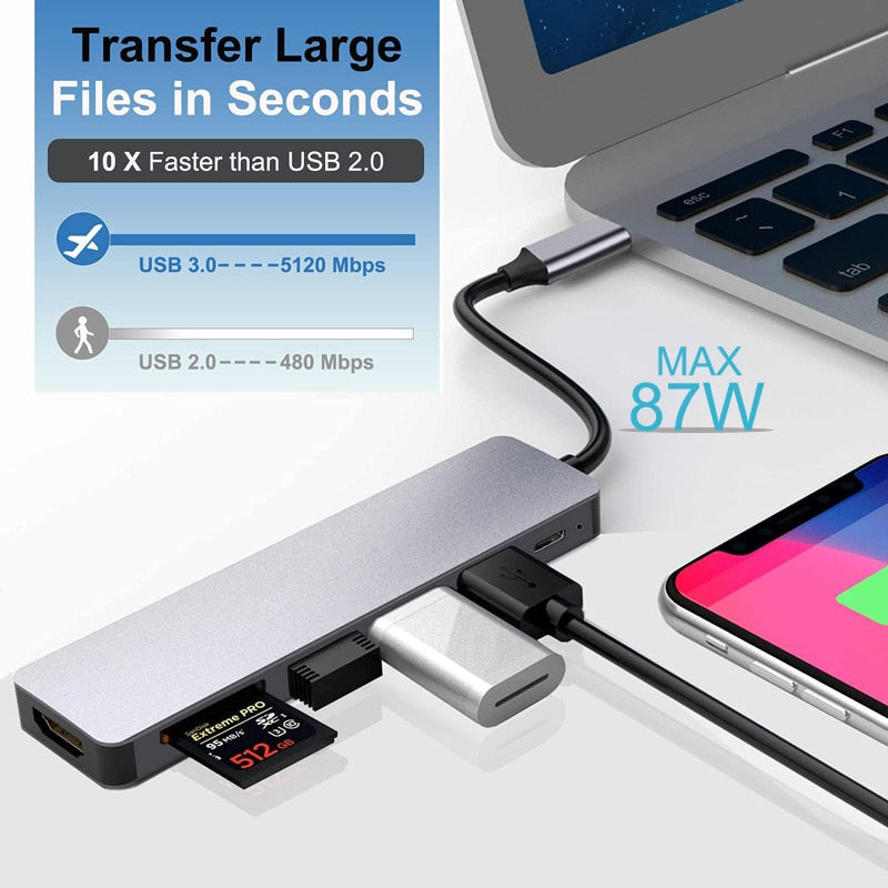 LumiHub | Eleganter USB-C-Hub für MacBook und iPad Pro 7