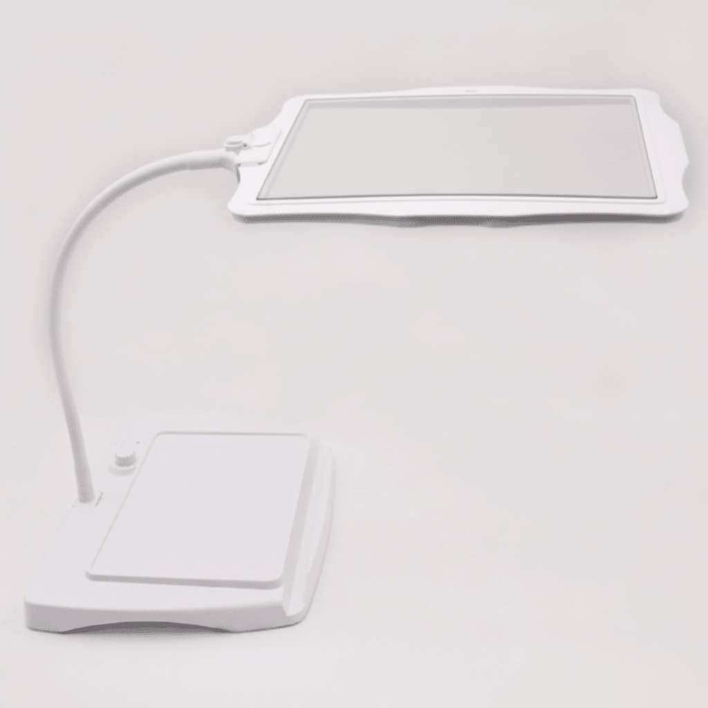 Luminara | Elegante Tischlupe mit Flexiblem Arm und LED-Beleuchtung 0
