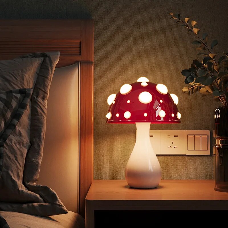 Lunare Glow | Minimalist LED Table Lamp in Nordic Style
