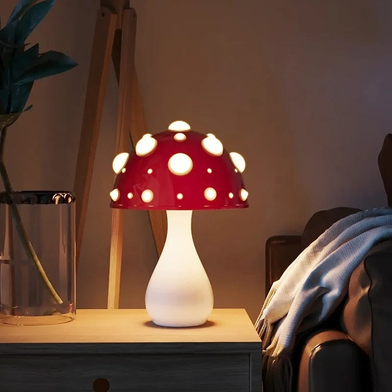 Lunare Glow | Minimalist LED Table Lamp in Nordic Style