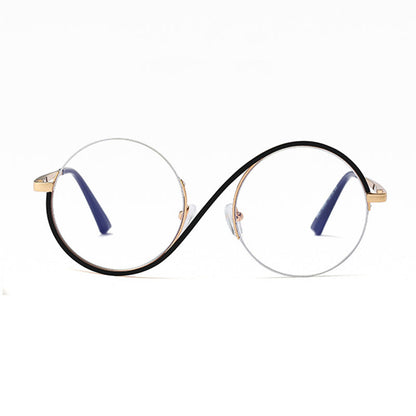 Lunara | Elegante Halbrand-Runde Brille 1