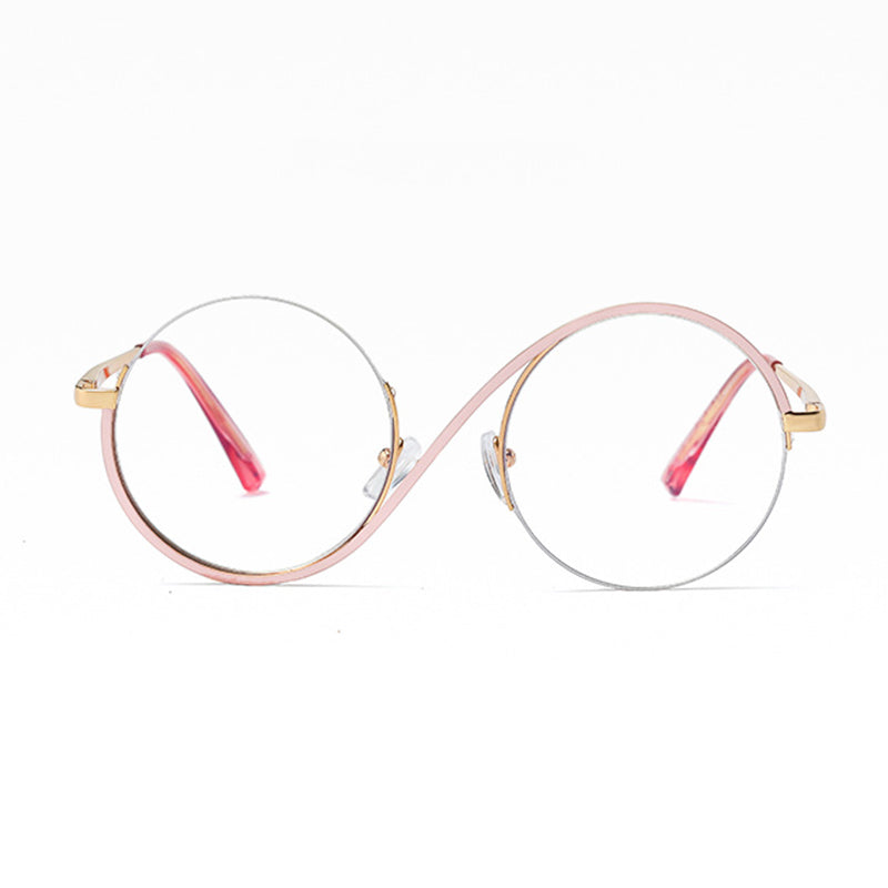 Lunara | Elegante Halbrand-Runde Brille 2