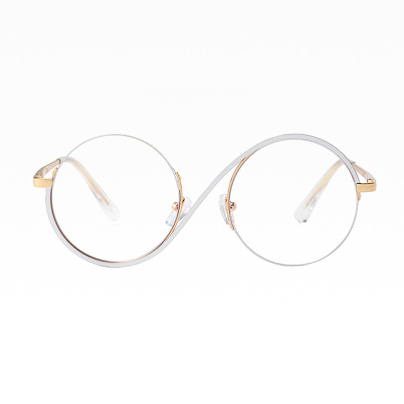 Lunara | Elegante Halbrand-Runde Brille 3