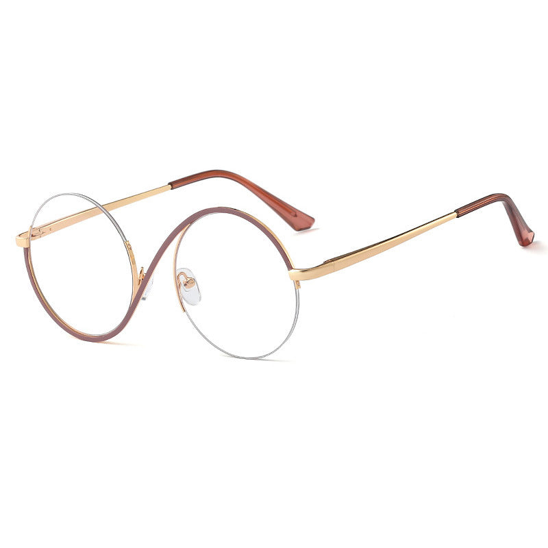 Lunara | Elegante Halbrand-Runde Brille 4