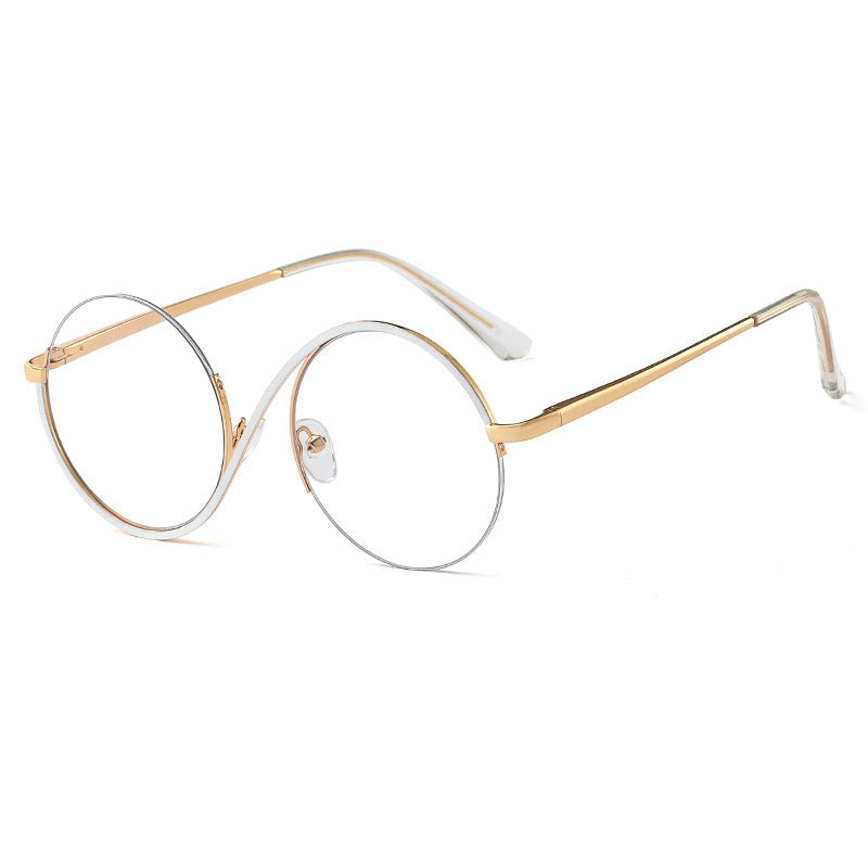 Lunara | Elegante Halbrand-Runde Brille 8
