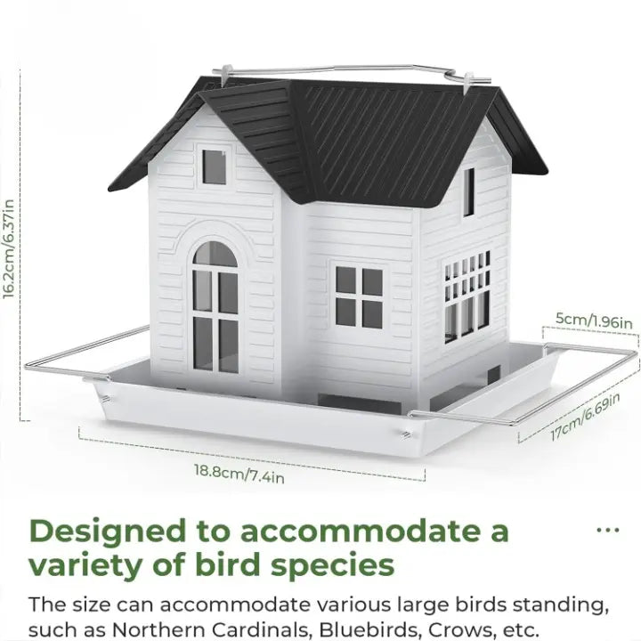 Lunara | Elegantes Vogelhaus mit Solar-LED-Beleuchtung 1