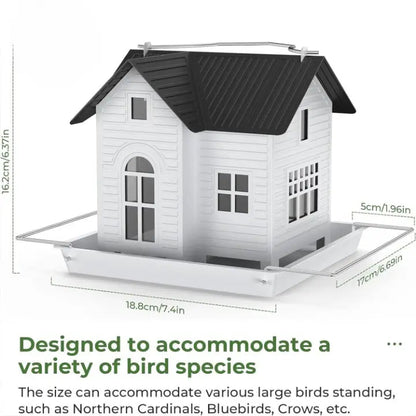 Lunara | Elegantes Vogelhaus mit Solar-LED-Beleuchtung 1