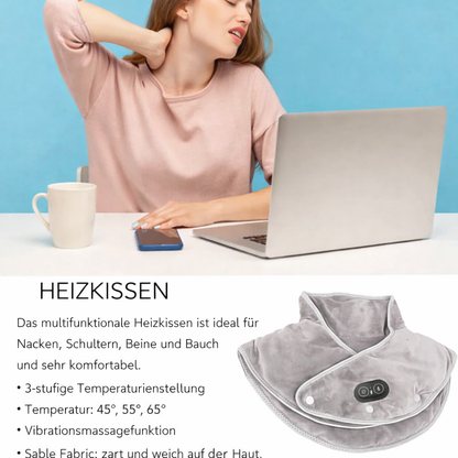 Lunara | Nacken Massagekissen mit Wärme und Vibration 1
