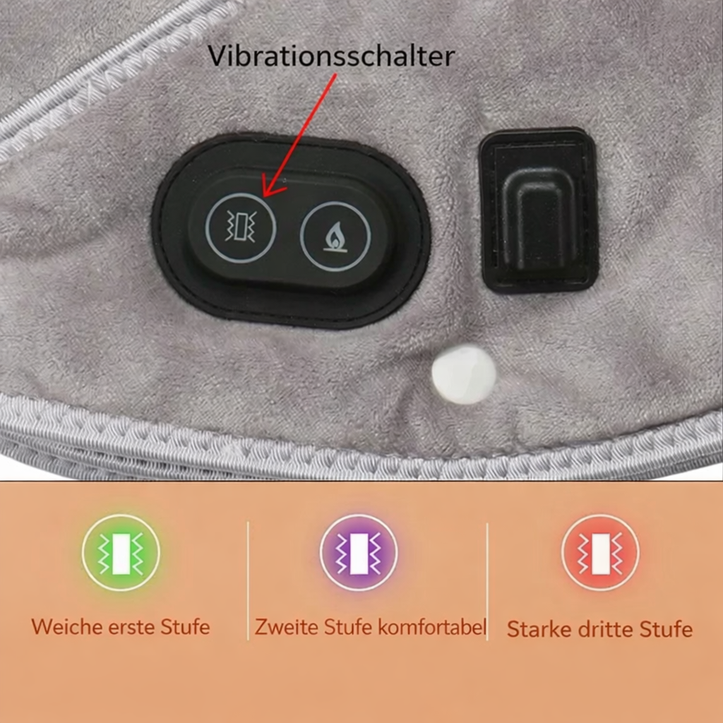 Lunara | Nacken Massagekissen mit Wärme und Vibration 2