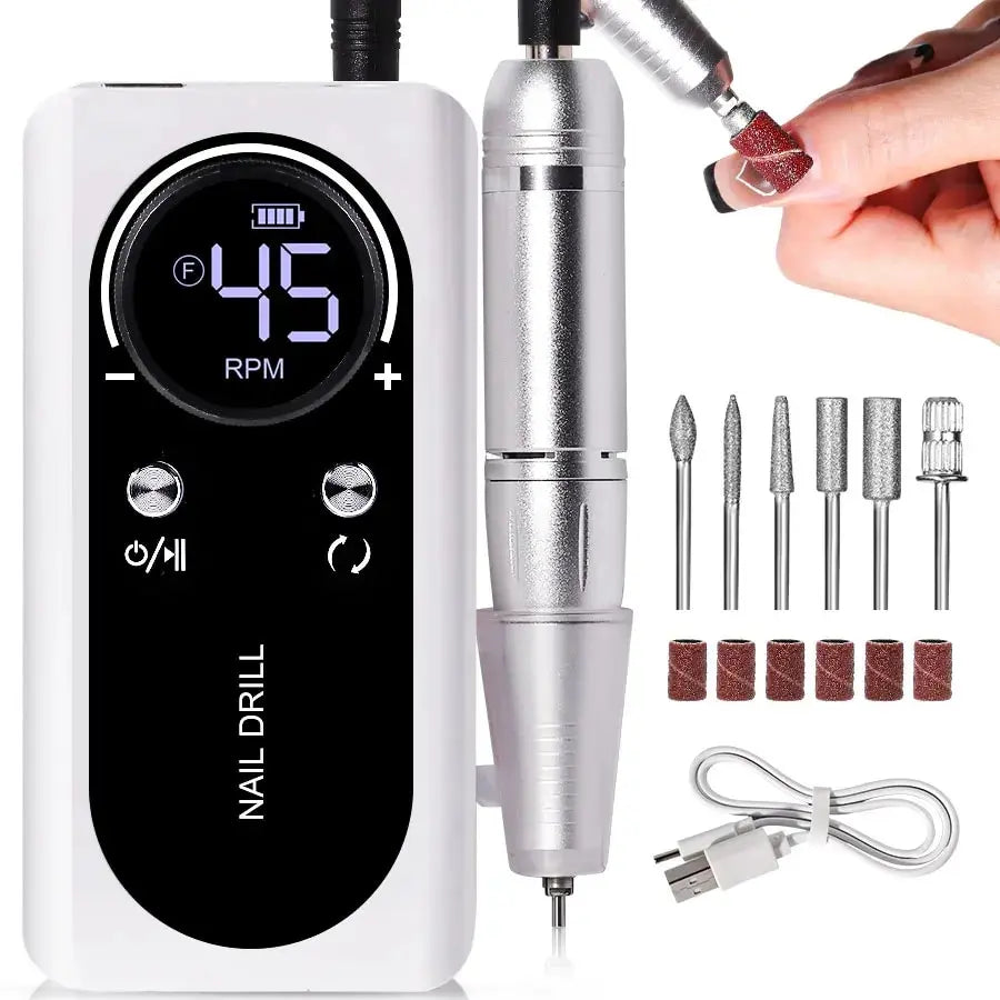 Lunara | Tragbare Elektrische Nagelfeile für Elegante Nagelpflege 0