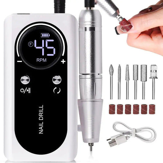 Lunara | Tragbare Elektrische Nagelfeile für Elegante Nagelpflege 0