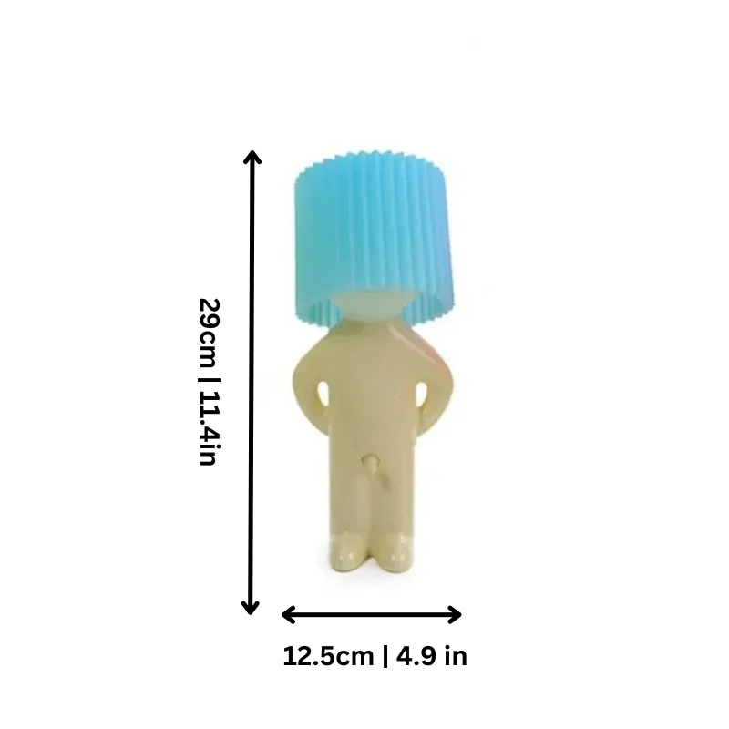 Grinsola | Lustige Schreibtischlampe im Figuren-Design aus ABS mit E27-Fassung