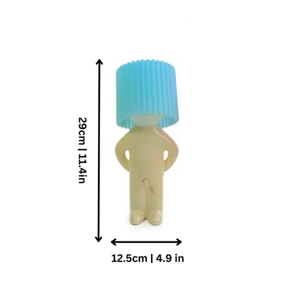 Grinsola | Lustige Schreibtischlampe im Figuren-Design aus ABS mit E27-Fassung