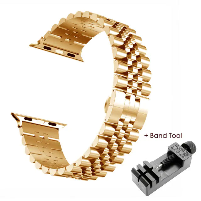 LuxeBand | Edelstahlarmband für Apple Watch 45