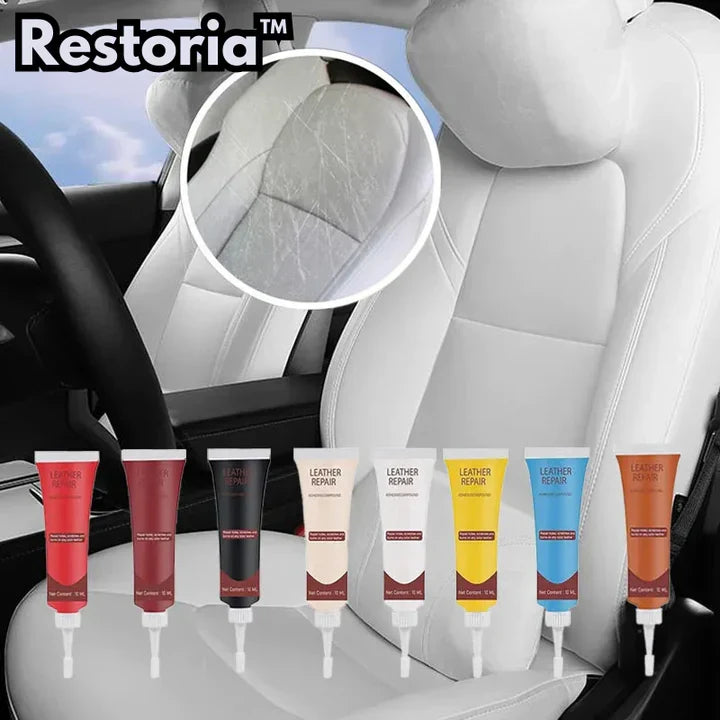 Restoria | Gel per riparare la pelle naturale e sintetica, 2 × 20 ml