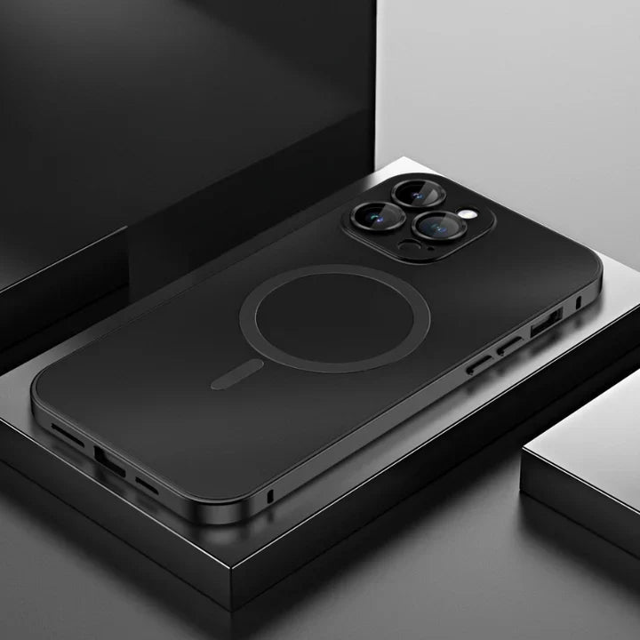 Caselio | Metall Handyhülle magnetisch für iPhone 12 bis 16, stoßfest