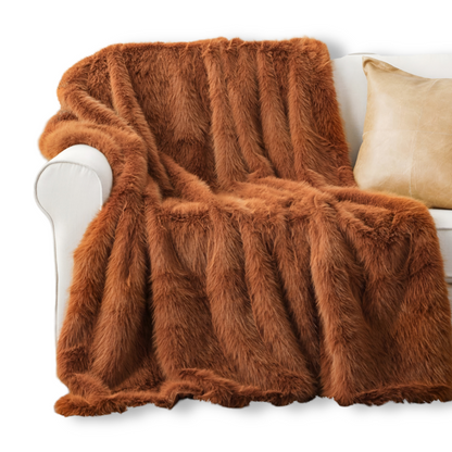 Velloria | Kuscheldecke in Felloptik mit weicher Rückseite, in 2 Größen