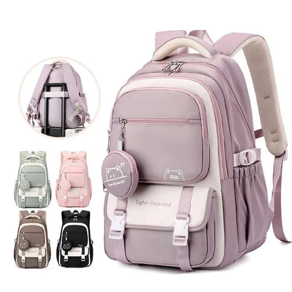BloomPack | Rucksack für Mädchen, wasserabweisend, mit verstellbaren Gurten