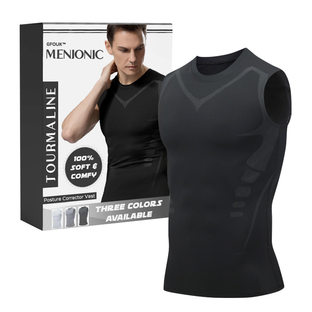 Haltaro | Camiseta correctora de postura para hombre con compresión para la espalda y los hombros