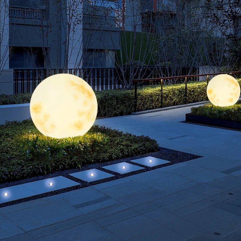 Lunara Glóma | Lampada da giardino LED ricaricabile a forma di luna