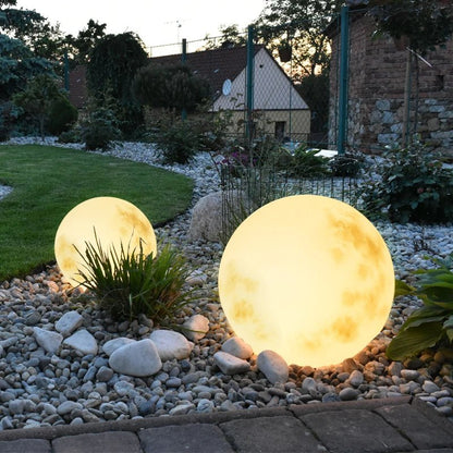 Lunara Glóma | Lampada da giardino LED ricaricabile a forma di luna
