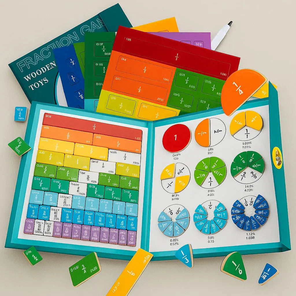 Mathezauber | Magnetisches Lernspielzeug für Brüche 0