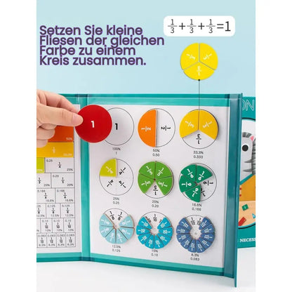 Mathezauber | Magnetisches Lernspielzeug für Brüche 2