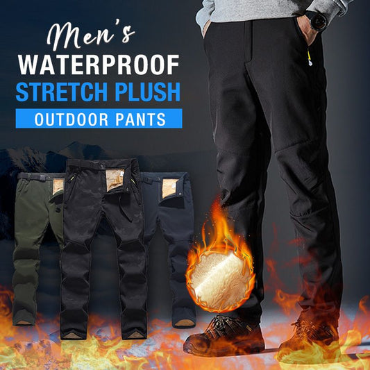 WinterKraft | Outdoor Thermohose Herren mit Plüschfutter, wasser- und winddicht