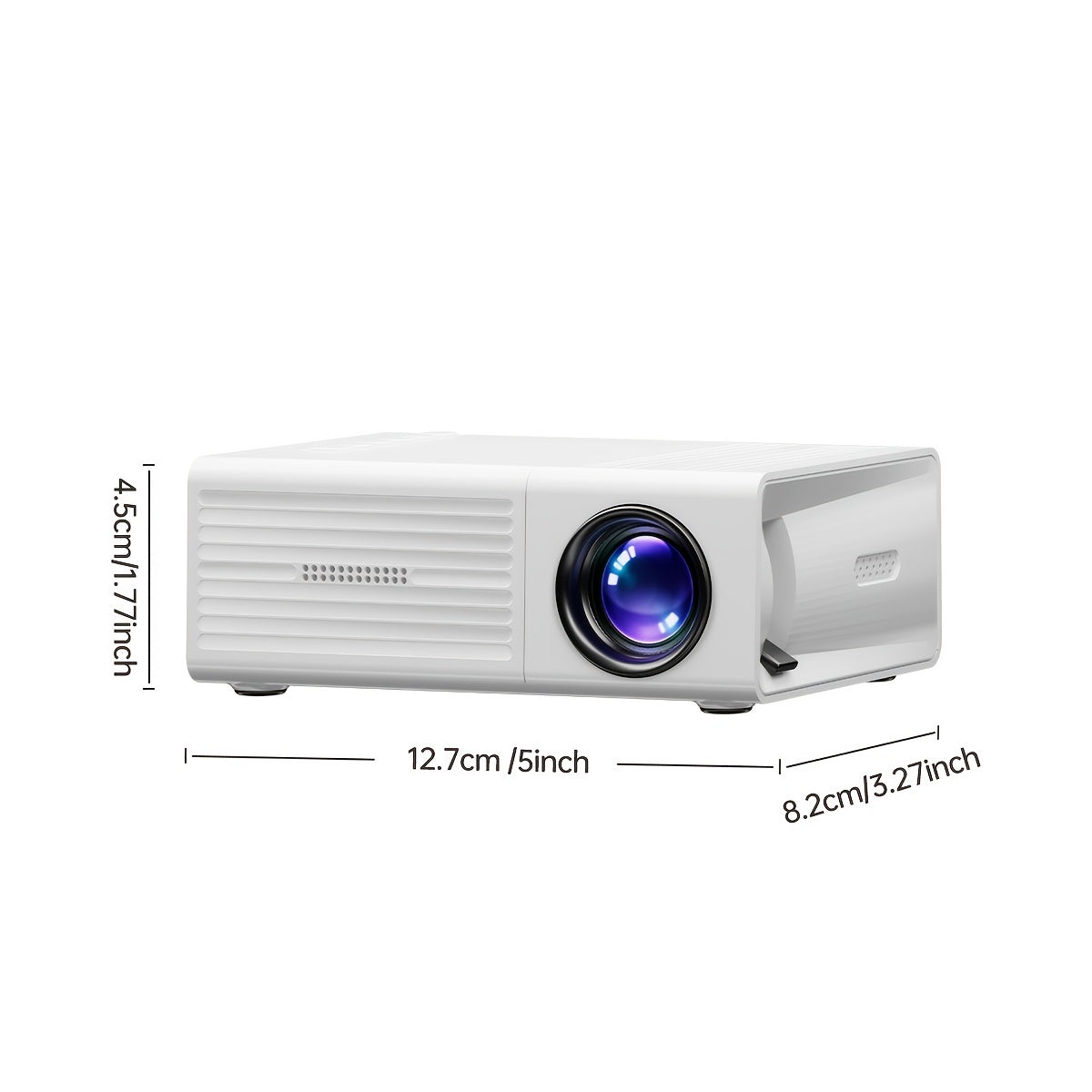 Taschio | Mini proyector con conexión para el móvil, ideal para cine en casa y noches de películas