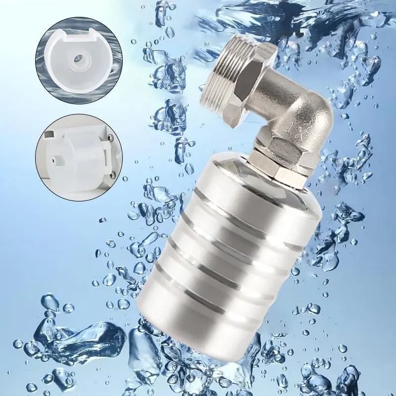 Flotira | Mini Schwimmerventil aus Edelstahl für Wassertank und Regentonne