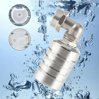 Flotira | Mini Schwimmerventil aus Edelstahl für Wassertank und Regentonne