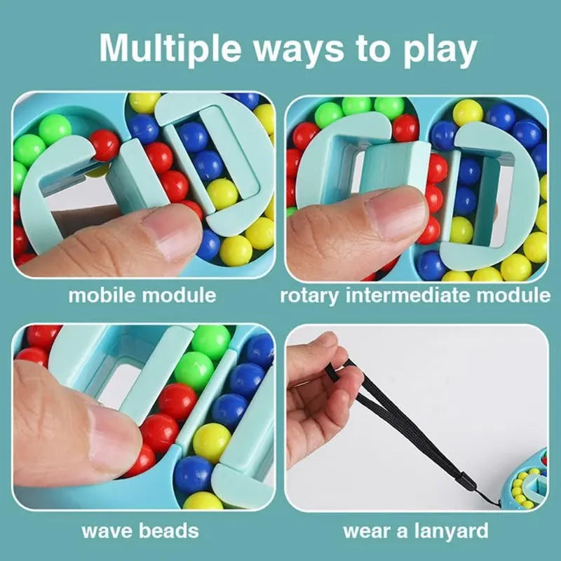 Mivoza | Antistress Fidget Spielzeug mit Rotierendem Puzzle für Konzentration und Entspannung 1