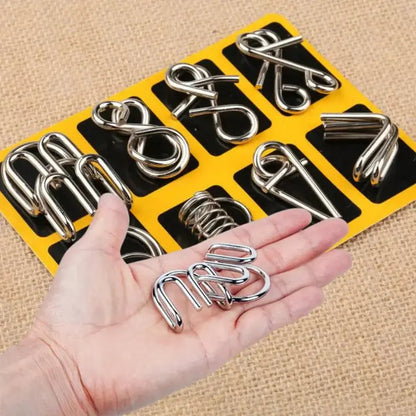 Mivoza | Elegantes Metallpuzzle-Set für Konzentration und Geschicklichkeit 1