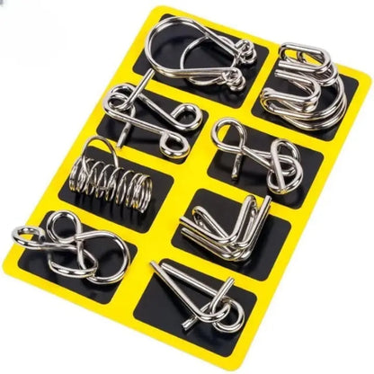 Mivoza | Elegantes Metallpuzzle-Set für Konzentration und Geschicklichkeit 2