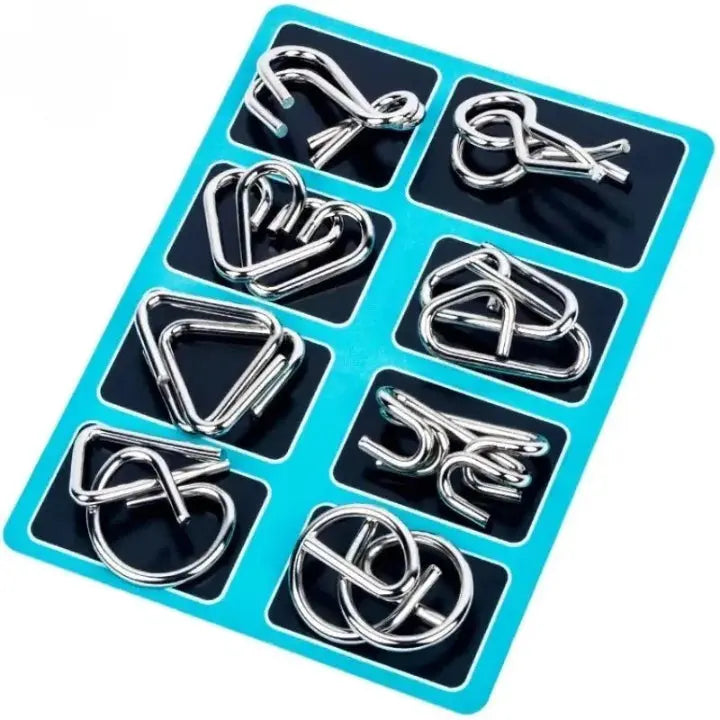Mivoza | Elegantes Metallpuzzle-Set für Konzentration und Geschicklichkeit 3