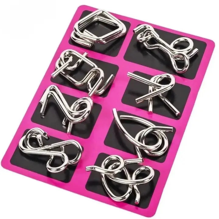 Mivoza | Elegantes Metallpuzzle-Set für Konzentration und Geschicklichkeit 4