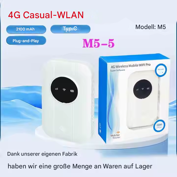 Netzova | Router Wi-Fi portatile 4G LTE con 150 Mbit/s e batteria da 2100 mAh