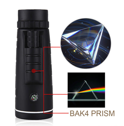 Fernilo | Compact Monocular Telescope with HD Optics, Optional Tripod