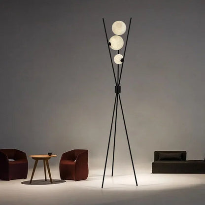 Lunaris | Lampada da tavolo e da terra LED dal design a luna