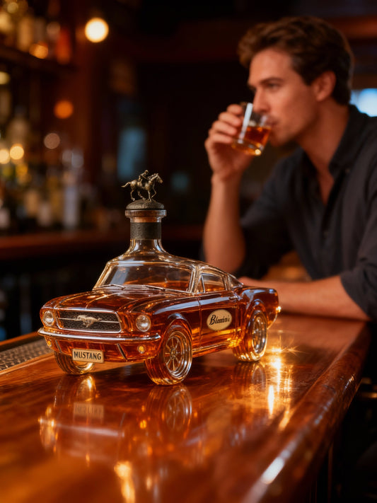 Mustang | Eleganter Whisky-Dekanter aus Glas 0