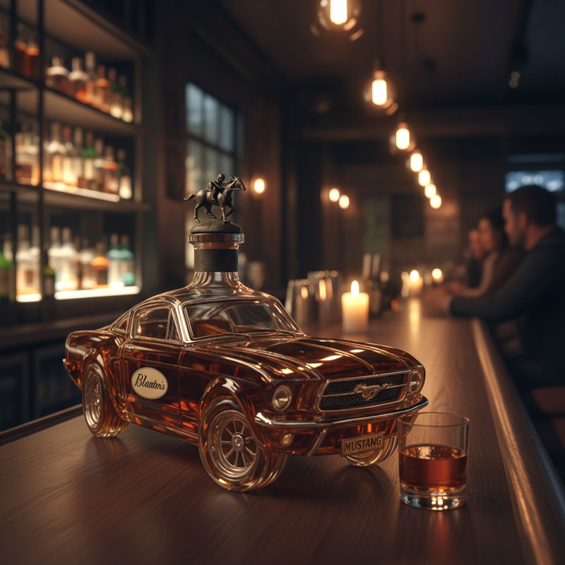 Mustang | Eleganter Whisky-Dekanter aus Glas 1