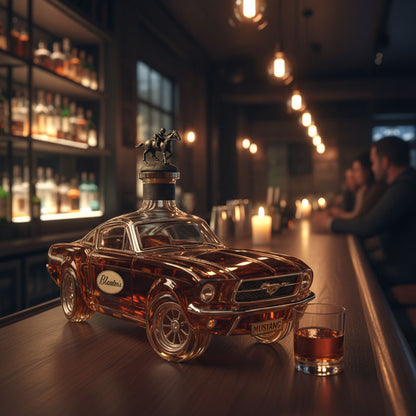 Mustang | Eleganter Whisky-Dekanter aus Glas 1