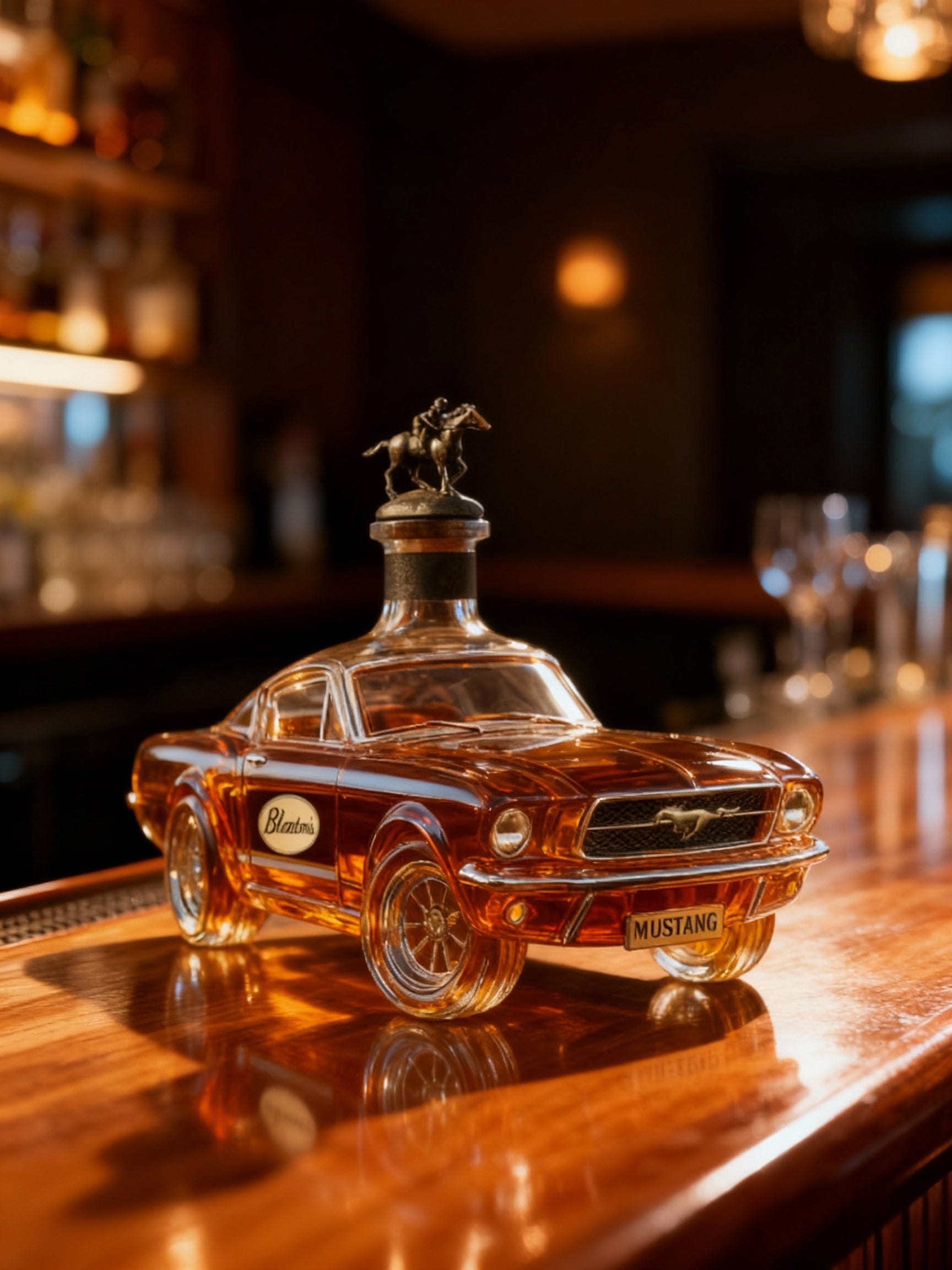 Mustang | Eleganter Whisky-Dekanter aus Glas 2